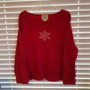 The Quacker Factory snowflake top